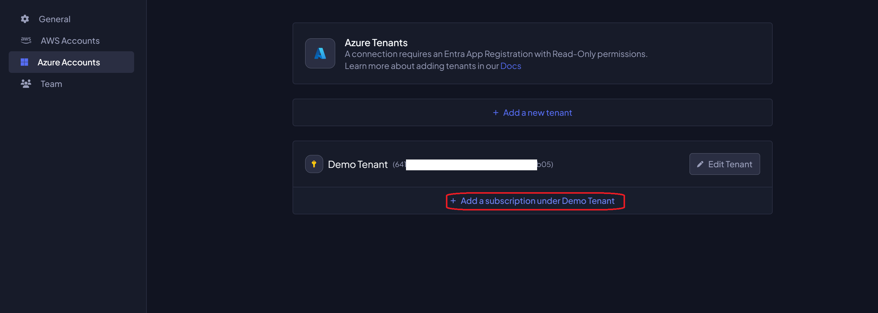 Add Subscription