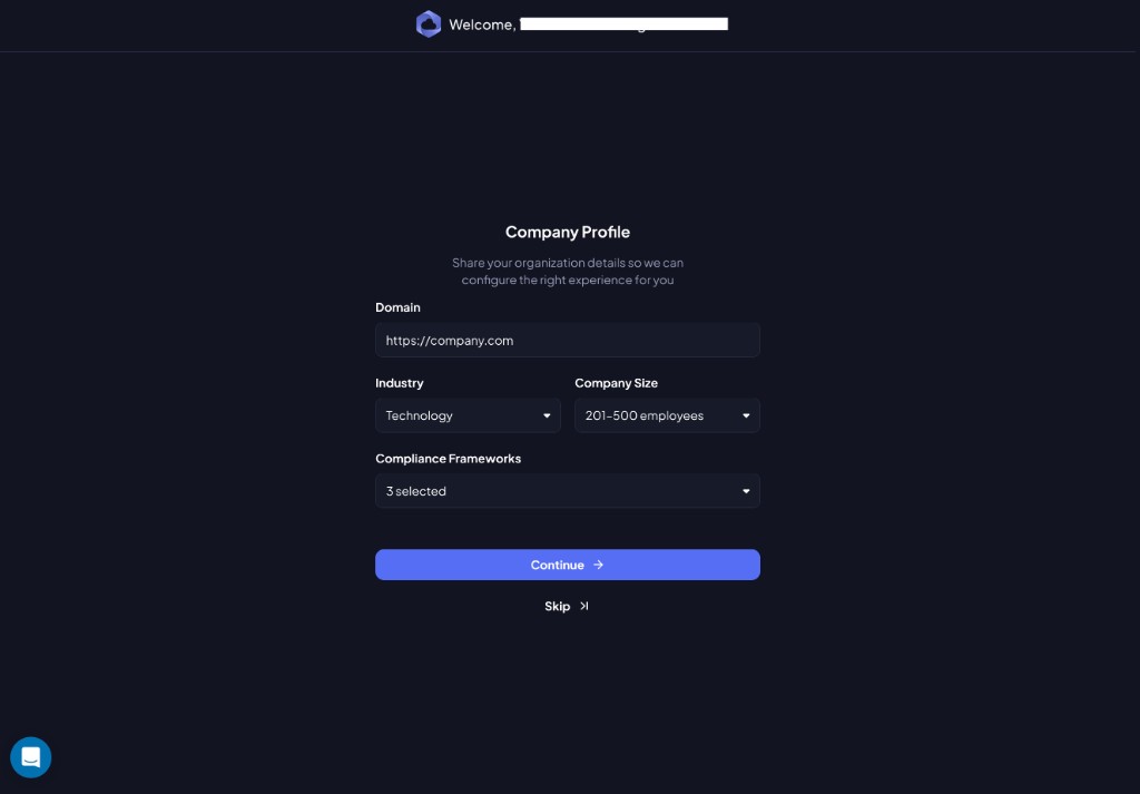 Company Profile — filled