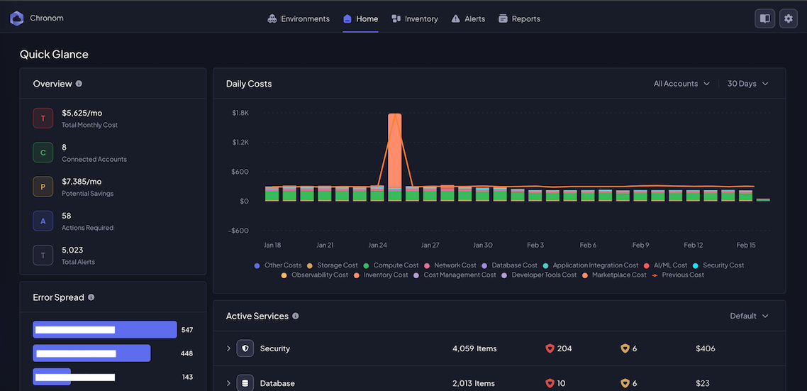 Home — Quick Glance