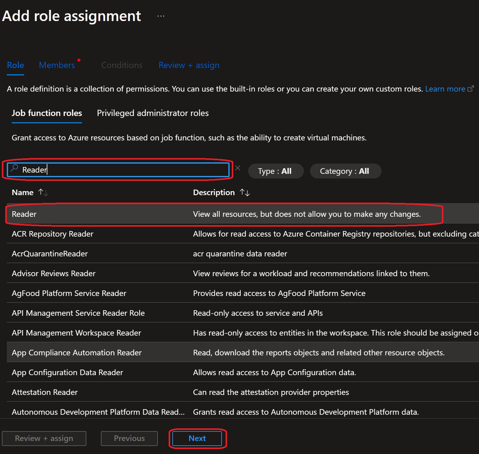 Select Role