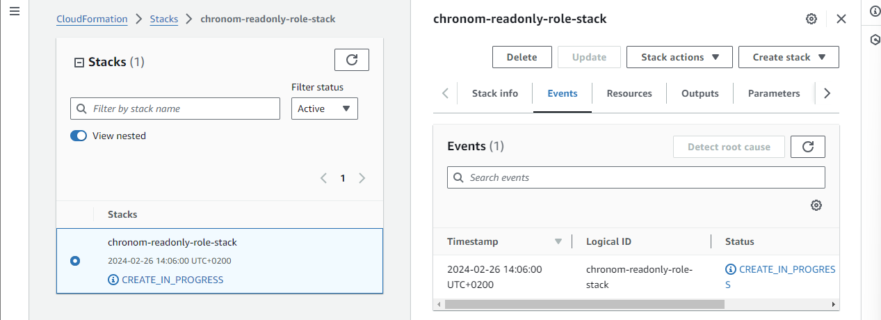 Stack Creation